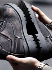 グラデーションカラー ワークブーツ