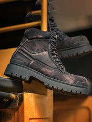 グラデーションカラー ワークブーツ