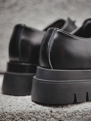 レザー ダービー シューズ