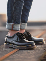 レザー オックスフォード ブーツ