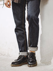 レザー オックスフォード ブーツ