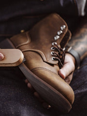 本革 アイアンレンジャー・ワークブーツ