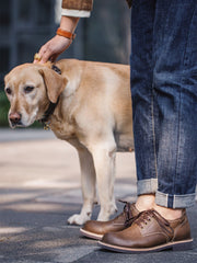 クレイジーホースレザー ダービーシューズ