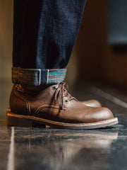 クレイジーホースレザー ダービーシューズ