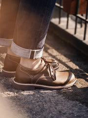 クレイジーホースレザー ダービーシューズ