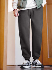 無地 ドローコード スウェット ジョガーパンツ