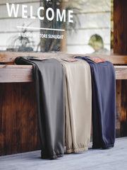 無地 ドローコード スウェット ジョガーパンツ