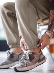 無地 ドローコード スウェット ジョガーパンツ