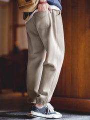 無地 ドローコード スウェット ジョガーパンツ