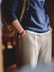 無地 ドローコード スウェット ジョガーパンツ