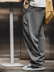 氷染め加工 ワイド カーゴパンツ