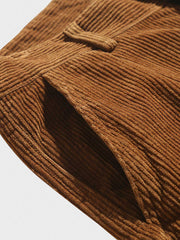 全綿 コーデュロイ ストレート スラックス