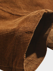 全綿 コーデュロイ ストレート スラックス