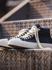 海軍 トレーニング シューズ レトロ デニム