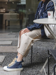 海軍 トレーニング シューズ レトロ デニム