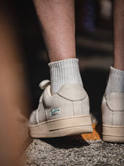 刺繍入り リネン スケートボート シューズ