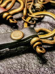 めし革 フェザーキーホルダー