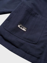 バーシブル仕様 無地xナバホ織り はんてん