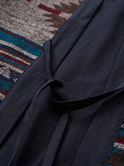 バーシブル仕様 無地xナバホ織り はんてん