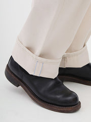 12oz ホワイト 赤耳 デニムパンツ