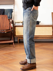 18oz レトロウォッシュデニムショートジャケット