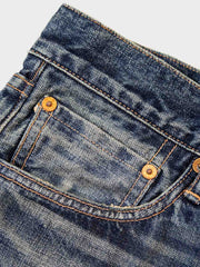 18oz レトロウォッシュデニムショートジャケット