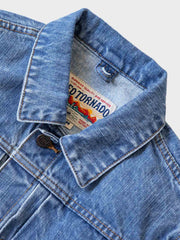 レトロウォッシュデニム18ozショートジャケット