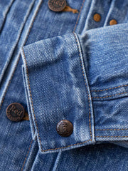 レトロウォッシュデニム18ozショートジャケット