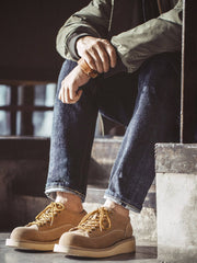 1930s スエード ショート ワークブーツ