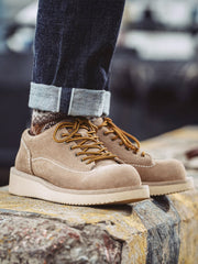 1930s スエード ショート ワークブーツ