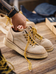 1930s スエード ショート ワークブーツ