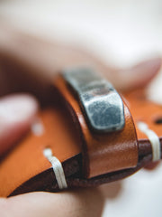 1940 ミリタリー ダブルピントップ 牛革ベルト