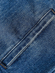 2色 立体ポケット デニムジャケット