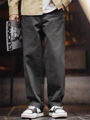 2色展開 ストレートカット スラックス