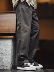 2色展開 ストレートカット スラックス