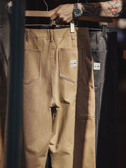 2色展開 ストレートカット スラックス