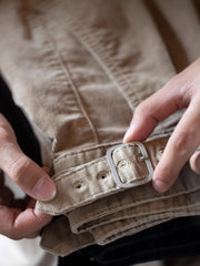 21ウェル 2色 グルカコーデュロイ スラックス