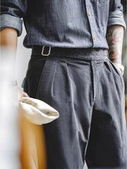 21ウェル 2色 グルカコーデュロイ スラックス