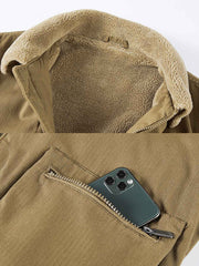 3色展開 裏起毛コットン アビエーター ジャケット