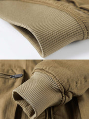 3色展開 裏起毛コットン アビエーター ジャケット