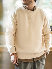 3色 ドロップショルダー ニット スウェット