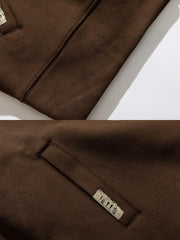 3色 スタンドカラー フルジップ パーカー