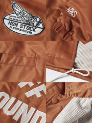 3色 防水 ナイロン バイカー ジャケット