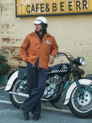 3色 防水 ナイロン バイカー ジャケット