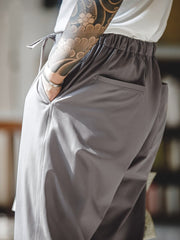 3色展開 紐付きイージーパンツ