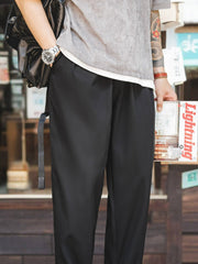 3色展開 紐付きイージーパンツ