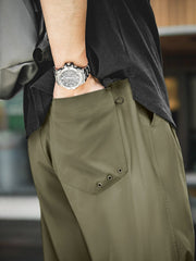 3色展開 紐付きイージーパンツ