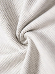 340G ワッフル柄 ポケット付き スウェット