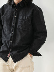 4色 ウォッシュド ヘビーウェイトシャツ