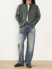 4色 ウォッシュド ヘビーウェイトシャツ